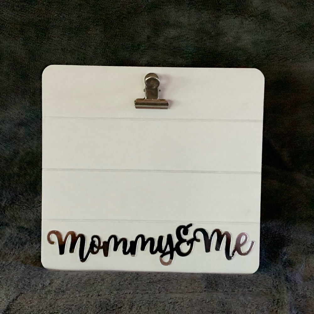 Mommy and me picture frame